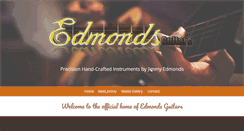 Desktop Screenshot of edmondsguitars.com